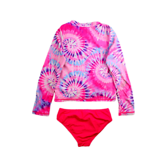 A Pink Rash Guards from Betsey Johnson in size 5T for girl. (Back View)