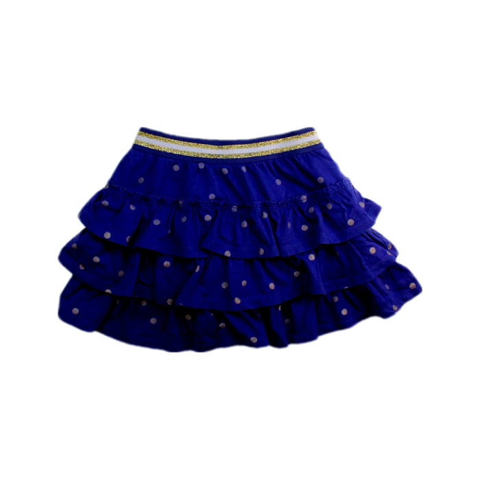 A Blue Short Skirts from Boden in size 5T for girl. (Front View)