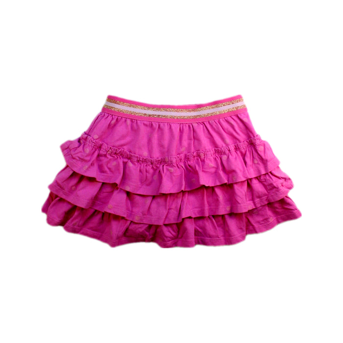 A Pink Short Skirts from Boden in size 5T for girl. (Front View)