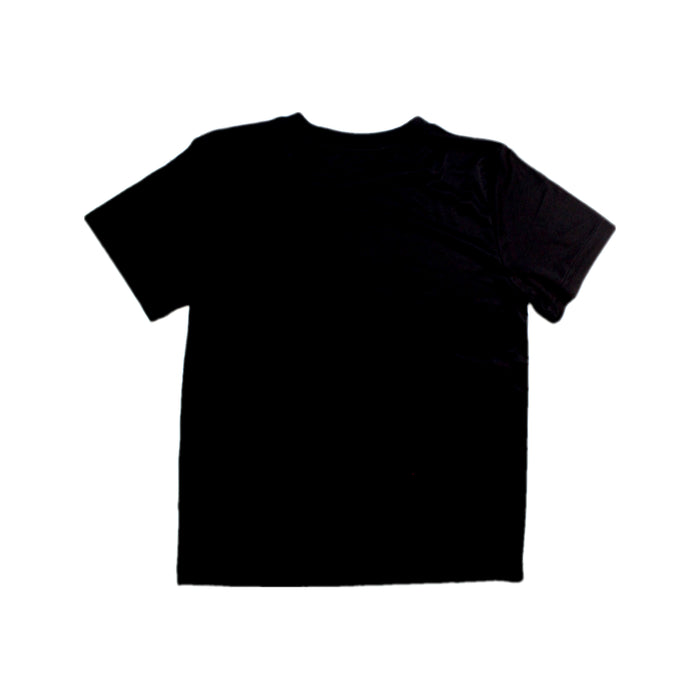 A Black Short Sleeve T Shirts from Air Jordan in size 10Y for boy. (Back View)