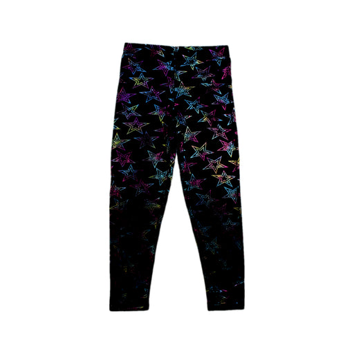 A Multicolour Leggings from Design History in size 6T for girl. (Front View)