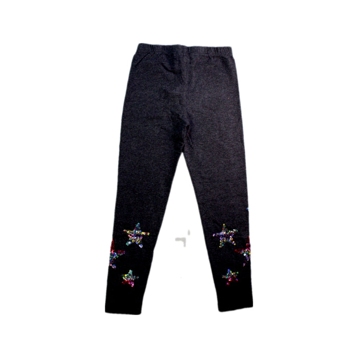 A Black Leggings from Monsoon in size 5T for girl. (Back View)