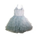 A Blue Sleeveless Dresses from Tutu Du Monde in size 5T for girl. (Back View)