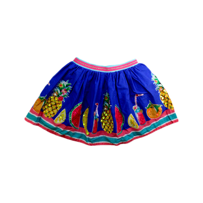 A Blue Short Skirts from Monsoon in size 3T for girl. (Front View)
