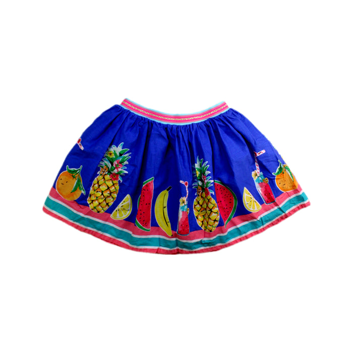 A Blue Short Skirts from Monsoon in size 3T for girl. (Back View)
