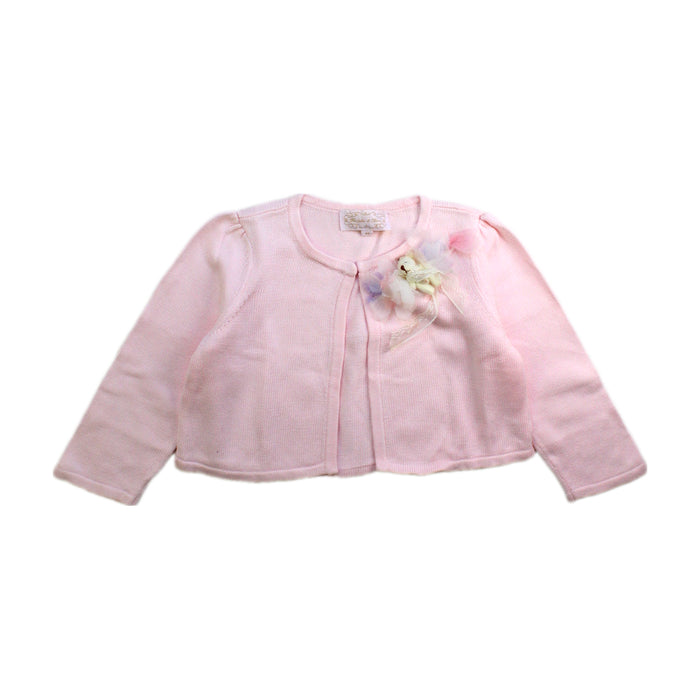 A Pink Cardigans from Nicholas & Bears in size 4T for girl. (Front View)
