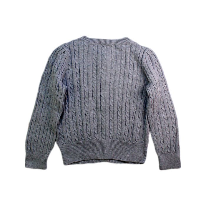 A Grey Cardigans from Polo Ralph Lauren in size 3T for girl. (Back View)