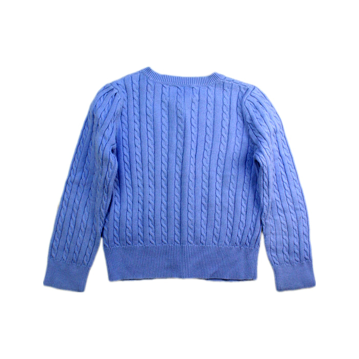 A Blue Cardigans from Polo Ralph Lauren in size 3T for girl. (Back View)