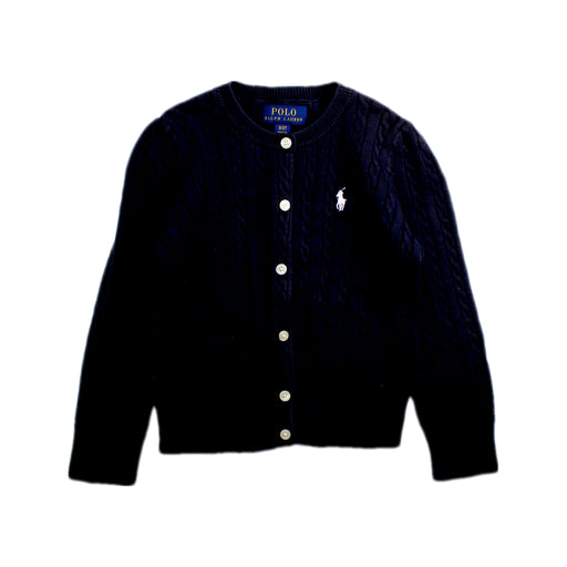 A Navy Cardigans from Polo Ralph Lauren in size 3T for girl. (Front View)