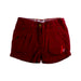 A Burgundy Shorts from La Compagnie des Petits in size 5T for girl. (Front View)