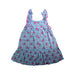 A Blue Sleeveless Dresses from La Compagnie des Petits in size 5T for girl. (Back View)