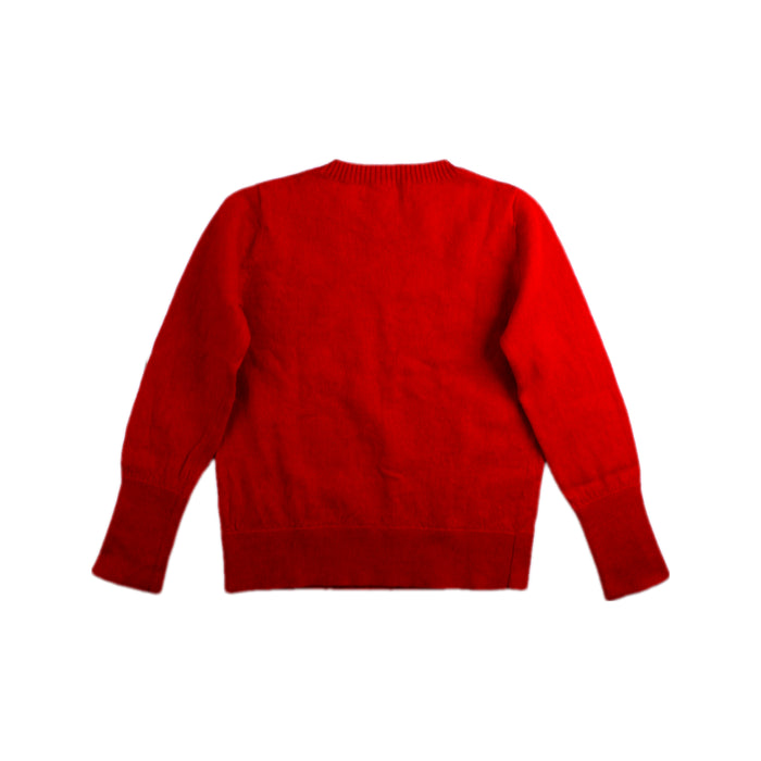 A Red Knit Sweaters from Jared.M in size 5T for girl. (Back View)