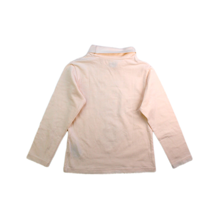 A White Long Sleeve Tops from La Compagnie des Petits in size 5T for girl. (Back View)
