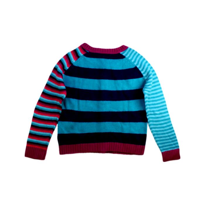A Multicolour Cardigans from La Compagnie des Petits in size 5T for girl. (Back View)