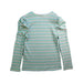 A Green Long Sleeve Tops from Seed in size 4T for girl. (Back View)