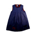A Blue Sleeveless Dresses from Familiar in size 4T for girl. (Front View)