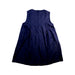 A Blue Sleeveless Dresses from Familiar in size 4T for girl. (Back View)