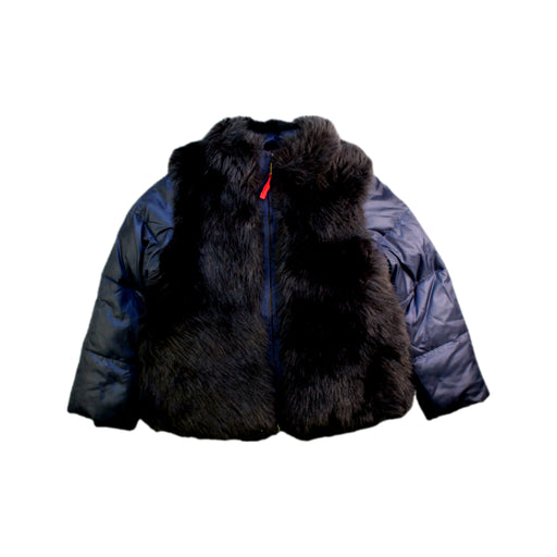 A Black Puffer/Quilted Coats & Outerwear from Crewcuts in size 4T for girl. (Front View)