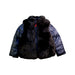 A Black Puffer/Quilted Coats & Outerwear from Crewcuts in size 4T for girl. (Front View)