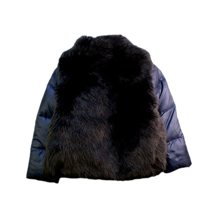 A Black Puffer/Quilted Coats & Outerwear from Crewcuts in size 4T for girl. (Back View)