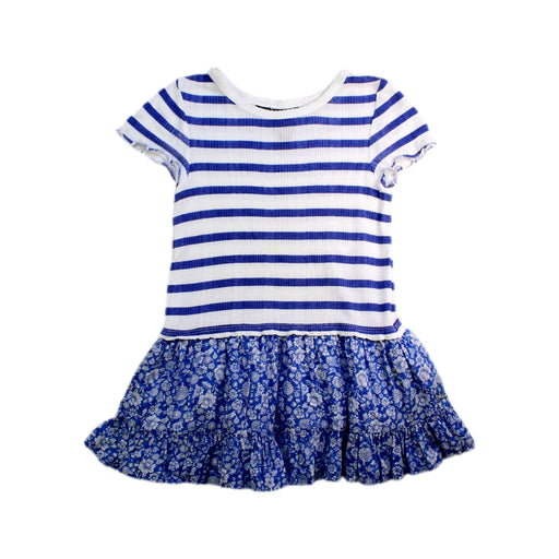 A White Short Sleeve Dresses from Polo Ralph Lauren in size 3T for girl. (Front View)