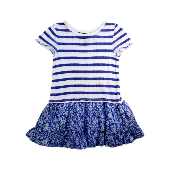 A White Short Sleeve Dresses from Polo Ralph Lauren in size 3T for girl. (Front View)