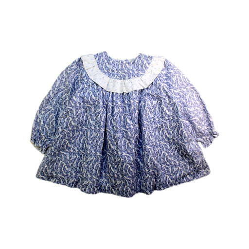 A Blue Long Sleeve Dresses from Pepa London in size 3T for girl. (Front View)