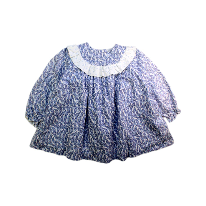 A Blue Long Sleeve Dresses from Pepa London in size 3T for girl. (Front View)