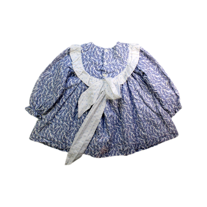 A Blue Long Sleeve Dresses from Pepa London in size 3T for girl. (Back View)