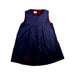 A Navy Sleeveless Dresses from Familiar in size 2T for girl. (Front View)