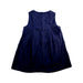 A Navy Sleeveless Dresses from Familiar in size 2T for girl. (Back View)