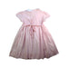 A Pink Short Sleeve Dresses from Sarah Louise in size 3T for girl. (Back View)