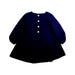 A Navy Long Sleeve Dresses from Carrément Beau in size 3T for girl. (Back View)