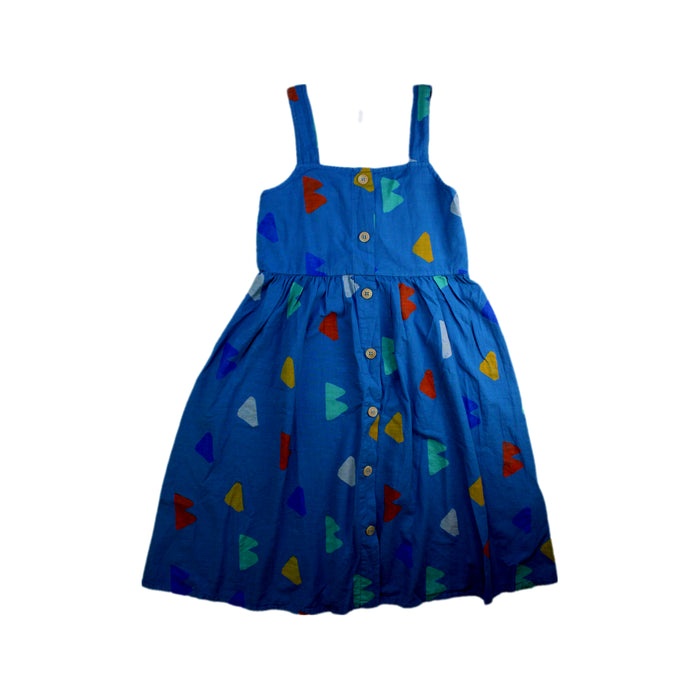 A Blue Sleeveless Dresses from Bobo Choses in size 8Y for girl. (Front View)
