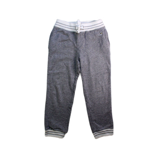 A Grey Sweatpants from Petit Bateau in size 4T for girl. (Front View)