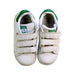A White Sneakers from Adidas in size 4T for neutral. (Back View)