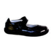 A Black Dress Shoes from Stride Rite in size 18-24M for girl. (Front View)