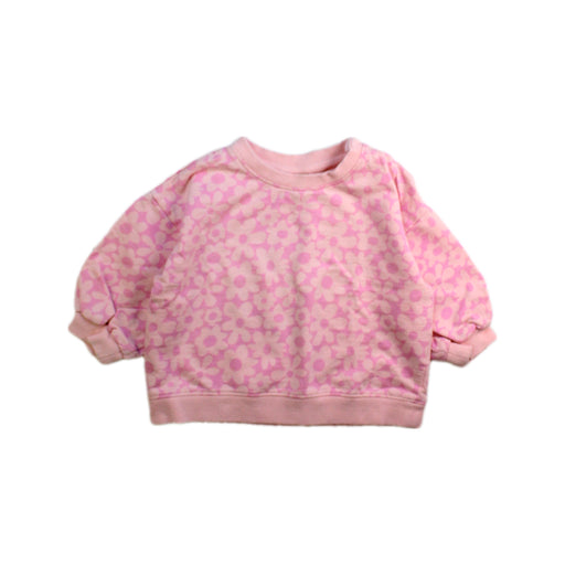 A Pink Crewneck Sweatshirts from Seed in size 12-18M for girl. (Front View)