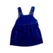 A Blue Overall Dresses from Petit Bateau in size 6-12M for girl. (Front View)