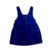 A Blue Overall Dresses from Petit Bateau in size 6-12M for girl. (Back View)