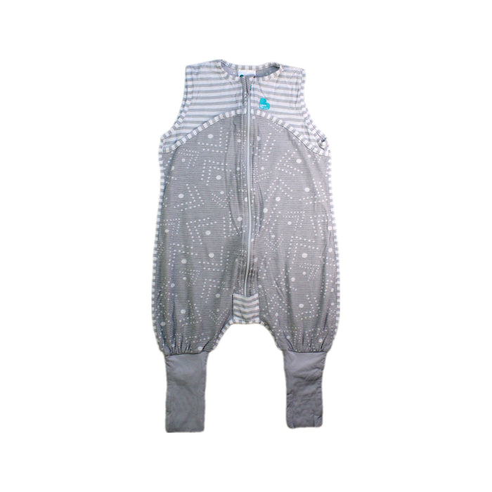 A Grey Sleepsacs from Love To Dream in size 6-12M for neutral. (Front View)