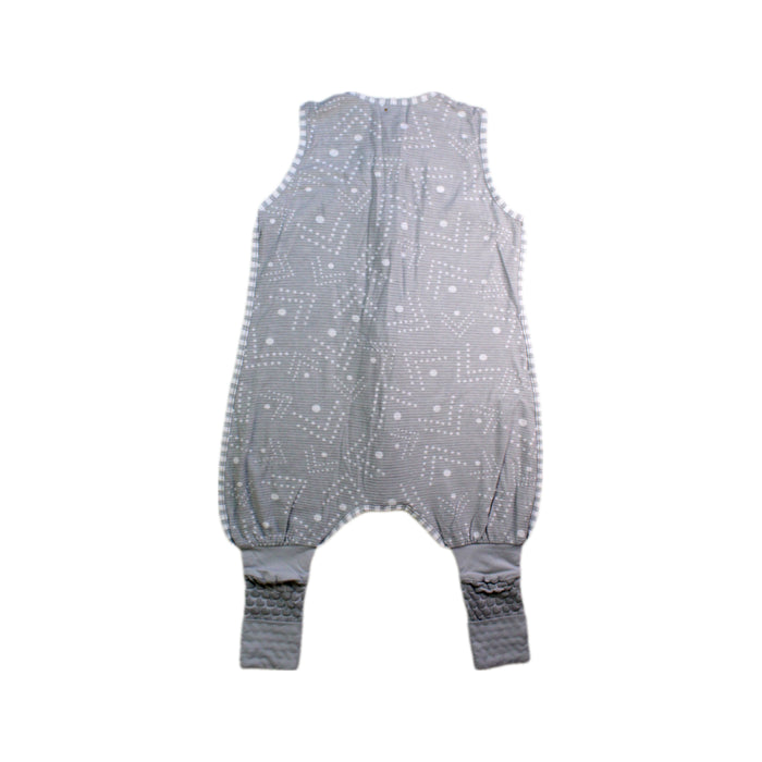 A Grey Sleepsacs from Love To Dream in size 6-12M for neutral. (Back View)