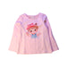 A Pink Short Sleeve Tops from Momonittu in size 4T for girl. (Front View)
