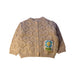 A Beige Cardigans from Mardi Amber in size 4T for girl. (Front View)