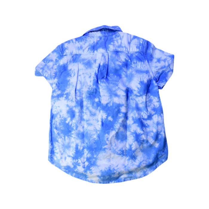 A Blue Short Sleeve Shirts from Polo Ralph Lauren in size 5T for boy. (Back View)