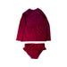 A Red Swim Sets from Mott50 in size 6T for girl. (Back View)