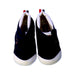 A Navy Sneakers from Miki House in size 18-24M for boy. (Back View)