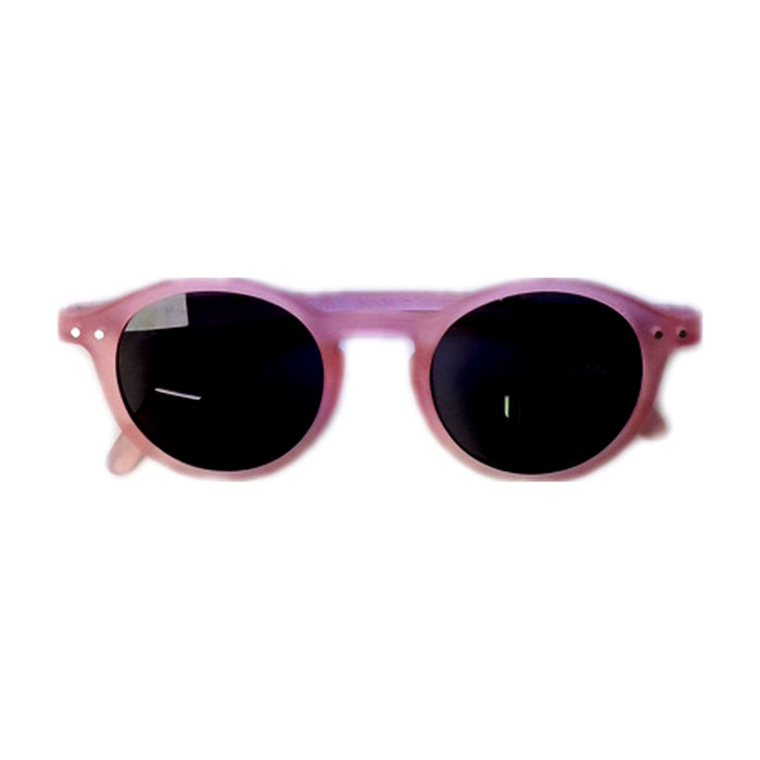 A Pink Sunglasses from Izipizi in size 5T for girl. (Front View)