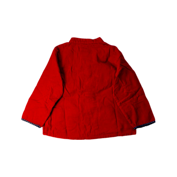 A Red Long Sleeve Shirts from Tang'Roulou in size 3T for boy. (Back View)