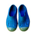 A Blue Aqua Shoes from Native Shoes in size 3T for boy. (Back View)